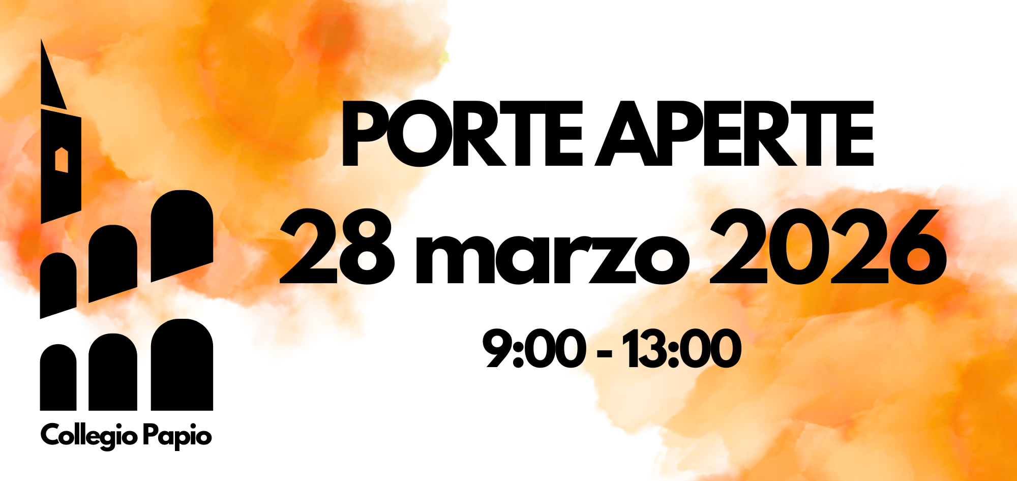 porte aperte 2026 sabato 28 marzo dalle 9:00 alle 13:00
